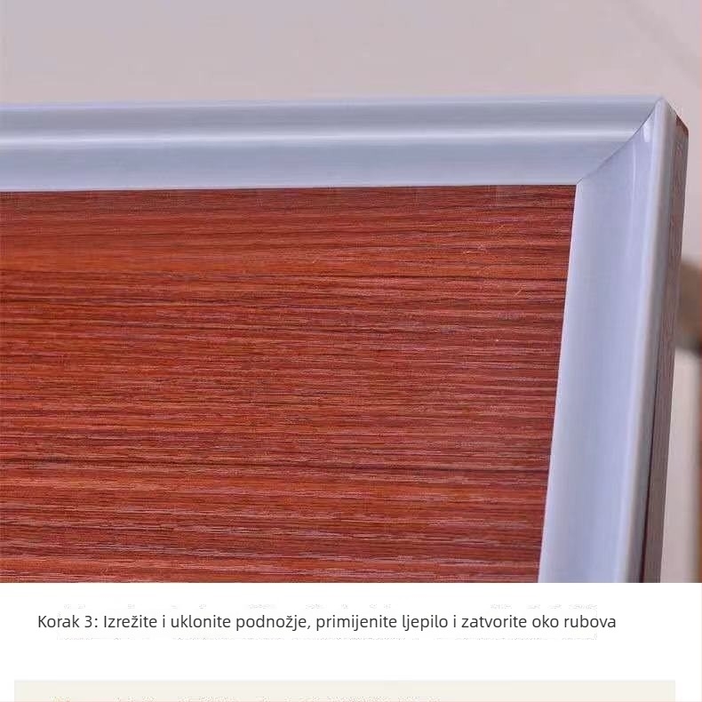 Samoljepljiva vodootporna traka za ploču, umivaonik i kupaonicu — silikon, moderni minimalistički stil, protiv plijesni