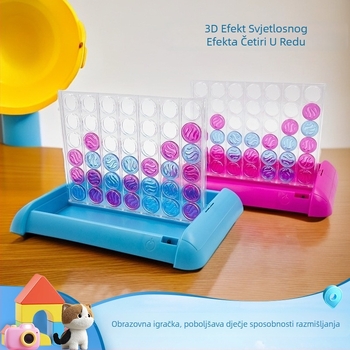 3D stolna igra Connect Four za brain training i interakciju roditelj-dijete • plastika • uzrast 7–14 godina • Šifra proizvoda KH-K20 • 3C certifikacija: 2022152202044773