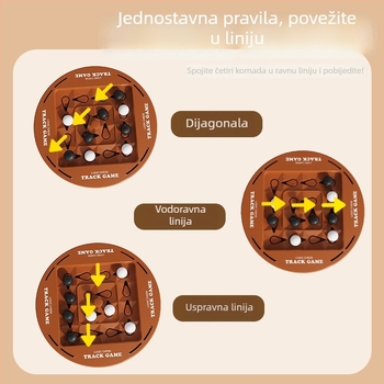 Stolna šah-puzla igra za dva igrača, plastična, za obitelj, interaktivna.