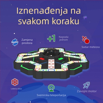 HIFUNGO Flying Chess društvena igra - ABS materijal, Edukativna igra za druženja, Uzrast 14+