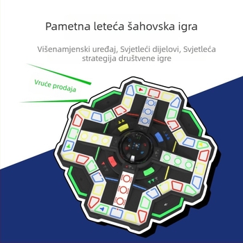 HIFUNGO Flying Chess društvena igra - ABS materijal, Edukativna igra za druženja, Uzrast 14+