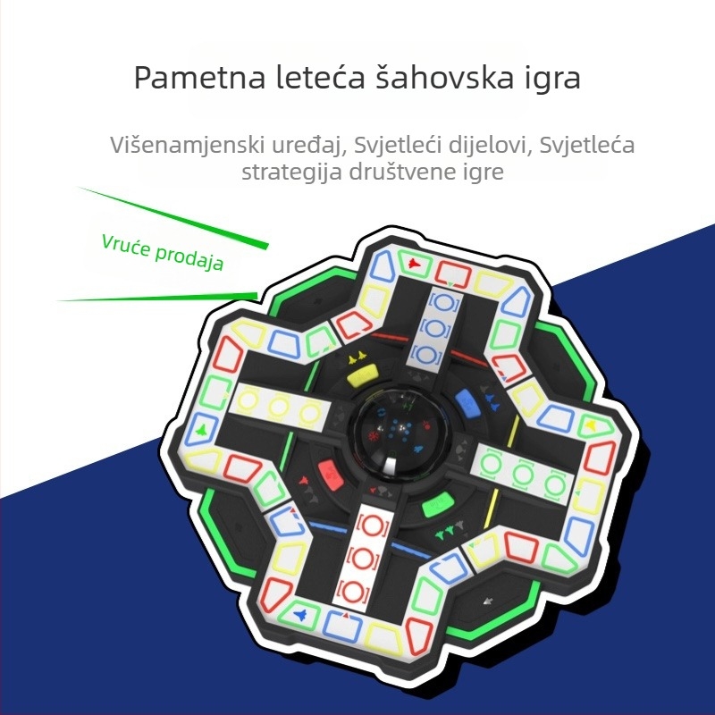 HIFUNGO Flying Chess društvena igra - ABS materijal, Edukativna igra za druženja, Uzrast 14+