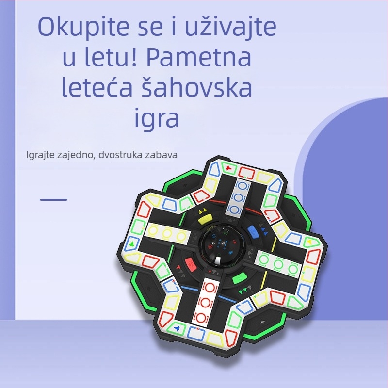 HIFUNGO Flying Chess društvena igra - ABS materijal, Edukativna igra za druženja, Uzrast 14+