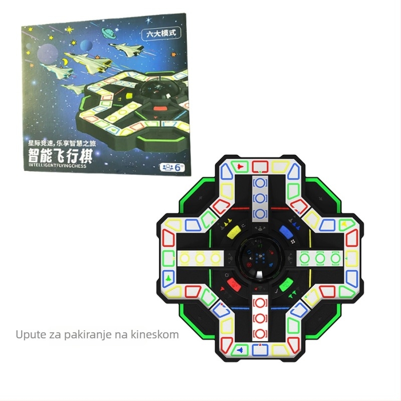 HIFUNGO Flying Chess društvena igra - ABS materijal, Edukativna igra za druženja, Uzrast 14+