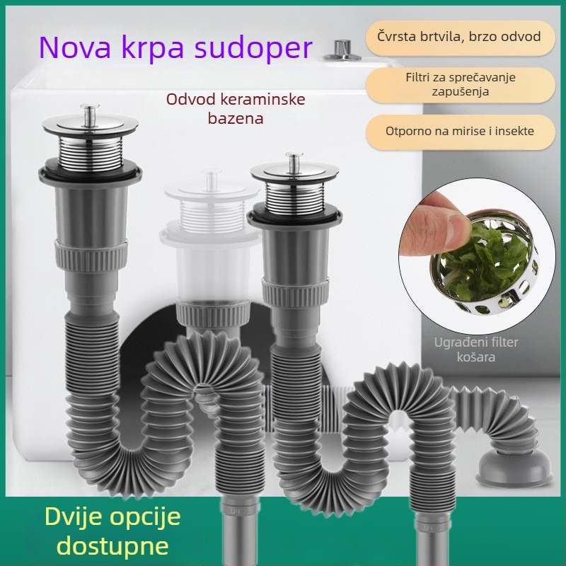 Set odvodnje mop sudopera od nehrđajućeg čelika – CE potvrda, Marka: Drugo, Kategorija proizvoda: Drugo, Bez usluga instalacije