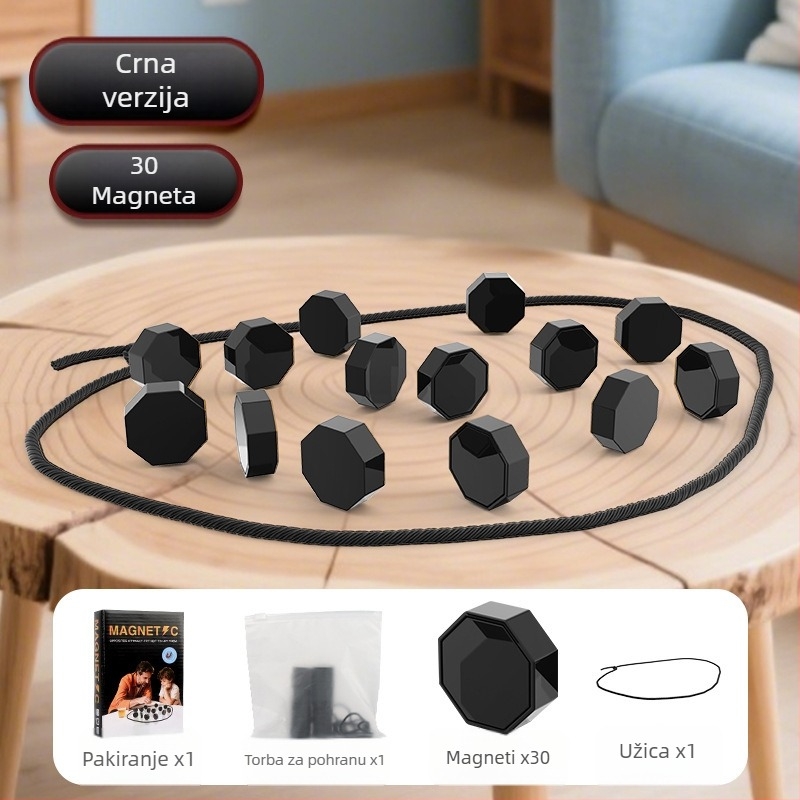 Magnetska šahovska igra za treniranje mozga i koncentraciju - edukativna društvena igra za dva igrača, Jialin, uzrast 7-14