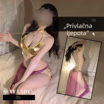 Cosplay kostim za scensku izvedbu belly dance, mrežasti donji dio, poliester 90–95%
