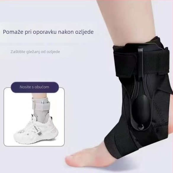 Orteza gležnja od neoprena, prozračna, elastična kompresija, rehabilitacijska podrška (univerzalna primjena)