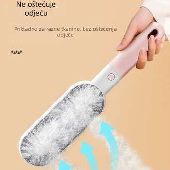 Dvostruka elektrostatična četka za uklanjanje dlaka s plahti i deka, za odjeću i kašmir kapute — plastična, lansirana zimi 2021.
