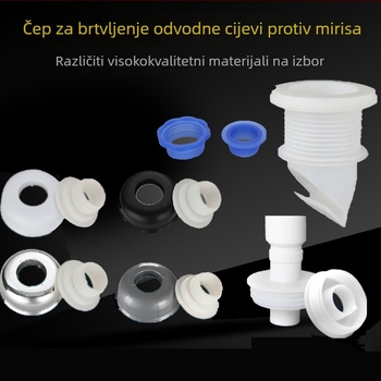 Silikonski brtvni prsten protiv mirisa kanalizacije, brtvilo za kupaonicu, perilicu rublja, umivaonik i podni odvod