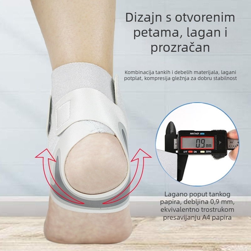 Prozračni gležni podržavajući zaštitnik za trčanje, indoor jogu i košarku – kompresijska stabilizacija gležnja