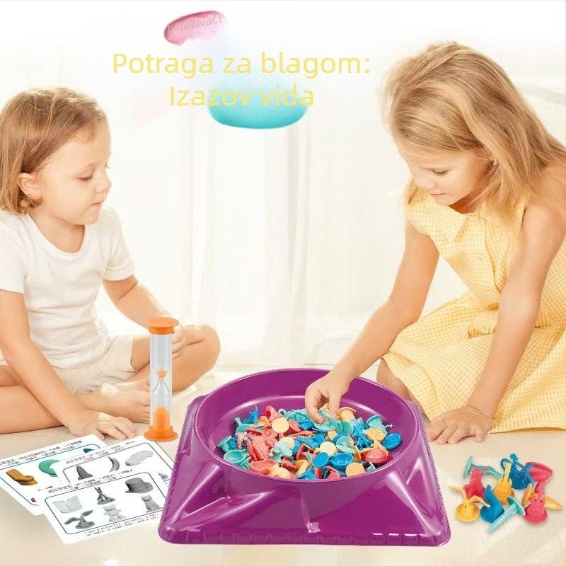 Edukativna društvena igra za djecu - potraga za blagom, interakcija roditelj-dijete, koncentracija (Materijal: Plastika; Kategorija: Igre/Šah; Pakiranje: Kutija; Edukativni fokus)