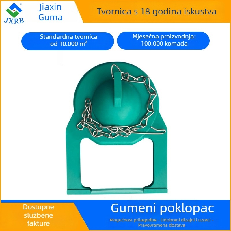 Gumeni poklop spremnika za toalete — JXRB; ručna upotreba; prilagodljivo logo; kategorija: pribor za vodni spremnik