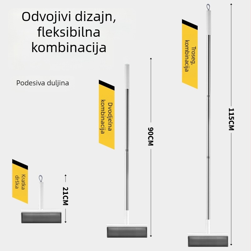 Roller za prašinu s papirom za odtrgavanje – uklanjanje dlaka kućnih ljubimaca