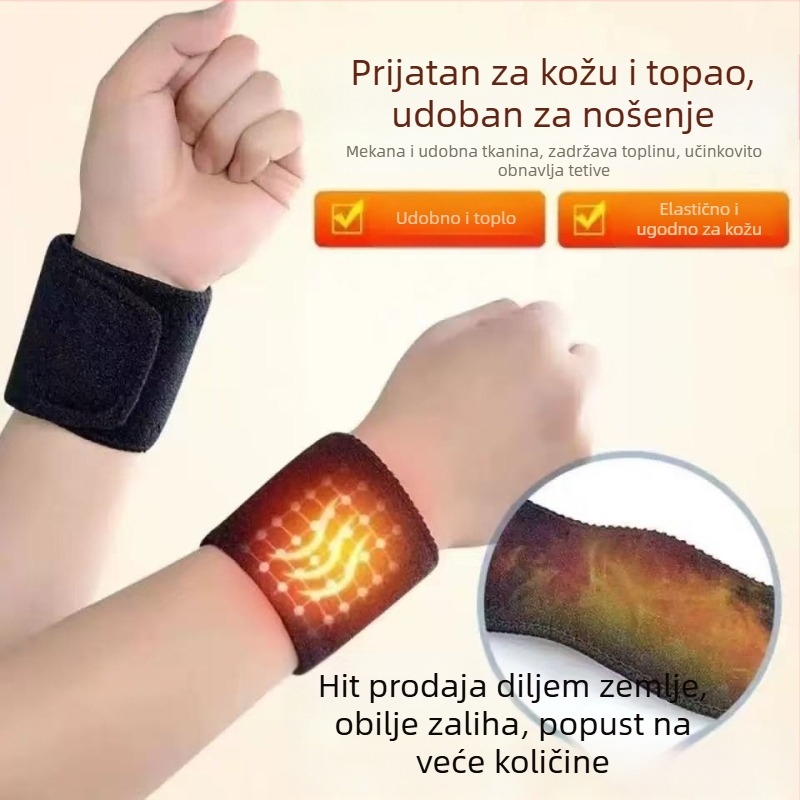 Samonagrejan zglobni zavoj s magnetom za toplinsku terapiju i ublaživanje boli tetivne ovojnice zgloba