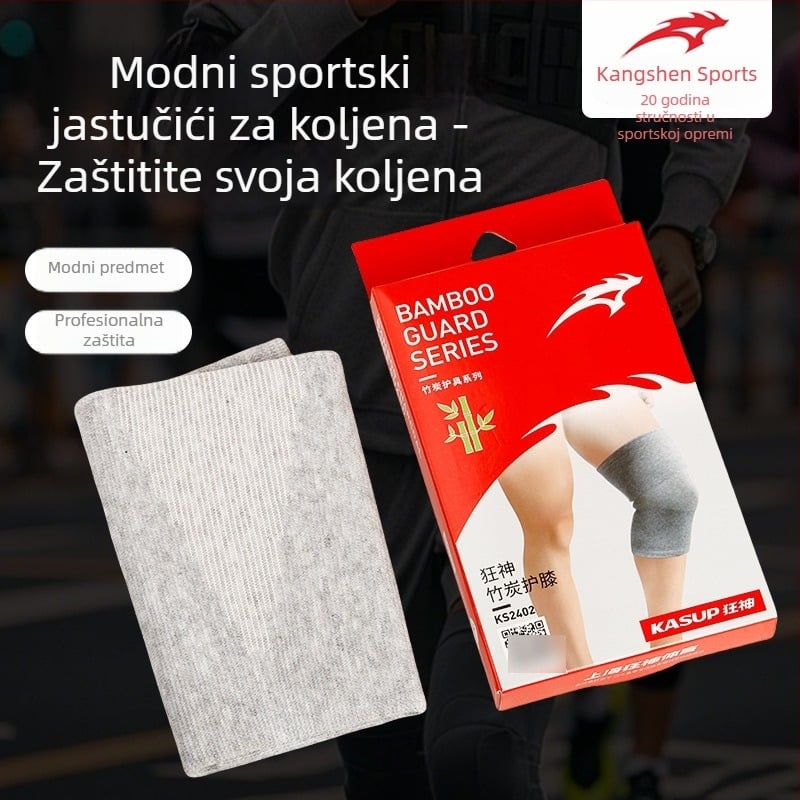 Sportske koljene štitnici – topli, protuklizni, prozračni, upijaju znoj, nylon materijal, za trčanje i planinarenje