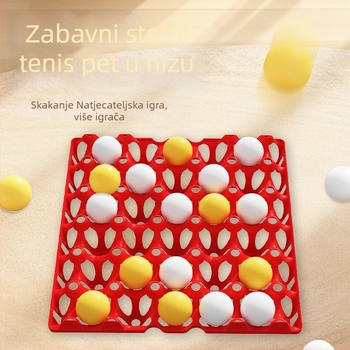 Višestruki stolni set za djecu – konkurentne multiplayer igre uz interakciju roditelj-dijete, edukativna igra, plastična, za uzrast 4–6 godina