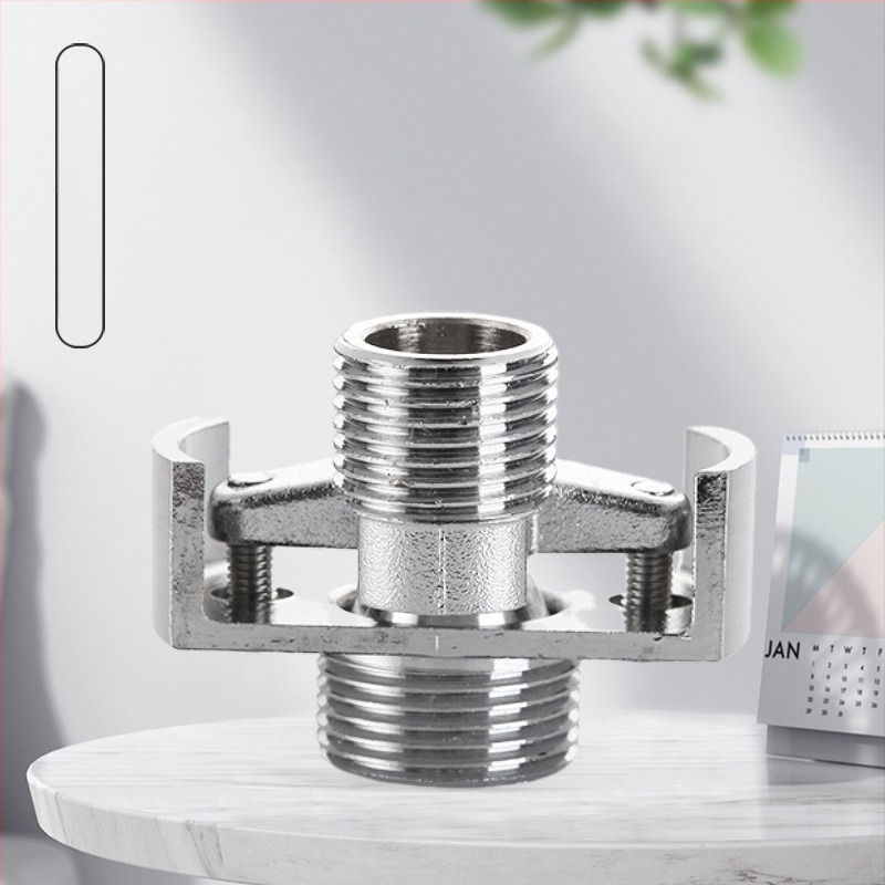 Tuš spoj za konverziju, bakreni materijal, univerzalni zakrivljeni dizajn, prilagodljiv ekscentrični produžetak (Chunquan; zidna montaža)