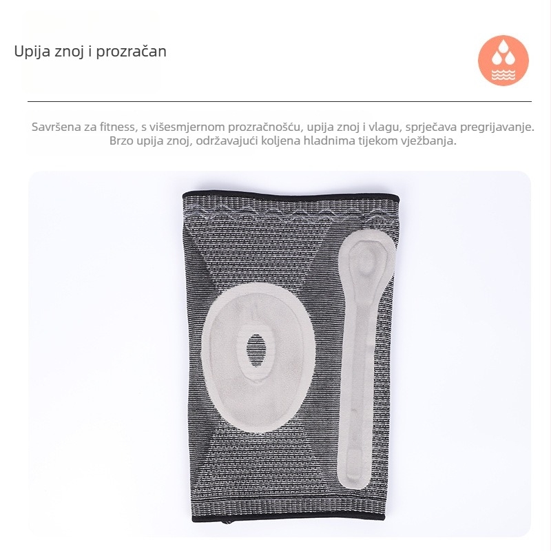 Nylon koljena štitnici za sport – zaštita koljena za košarku, trčanje i biciklizam (pakiranje 200 kom, 130 g)