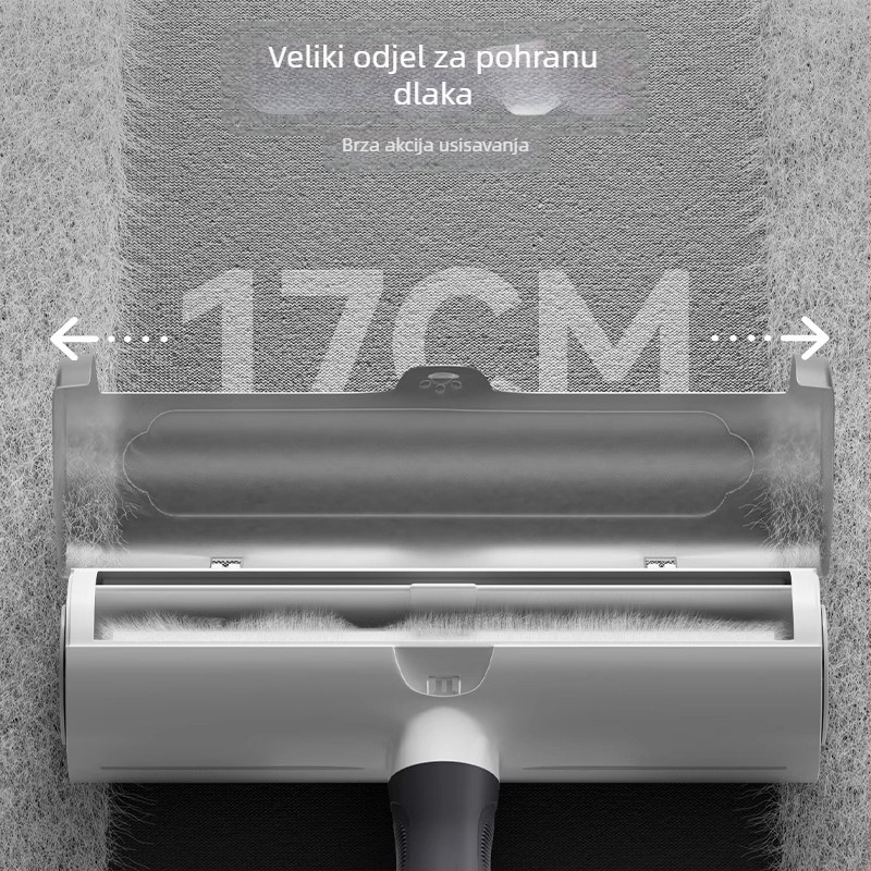 Uređaj za uklanjanje dlaka mačaka i pasa, s elektrostatističkom adsorpcijom, od ABS plastike i poliester tkanine