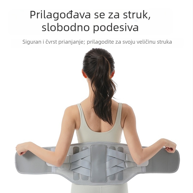 Najlonski pojas za podršku struka, za odrasle, dvostruka kompresija, za badminton