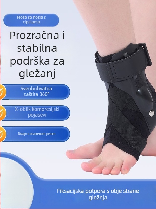 Sportska gležnja ortoza: prozračni najlon podrška za trčanje, prevencija uganuća i stabilizacija zgloba gležnja