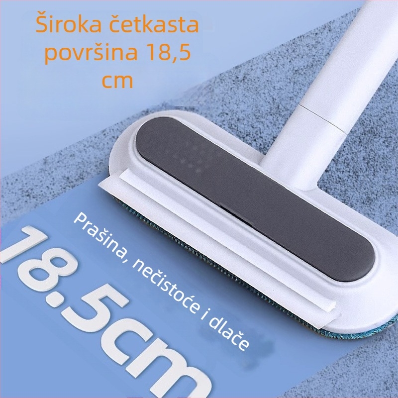 Čistač dlaka mačaka s usisavanjem i četkom s dlačicama – za dlake mačaka i psa, te prostirke i krevete (Materijal: PP flanel; Uvoz: Ne; Poklon: Ne)