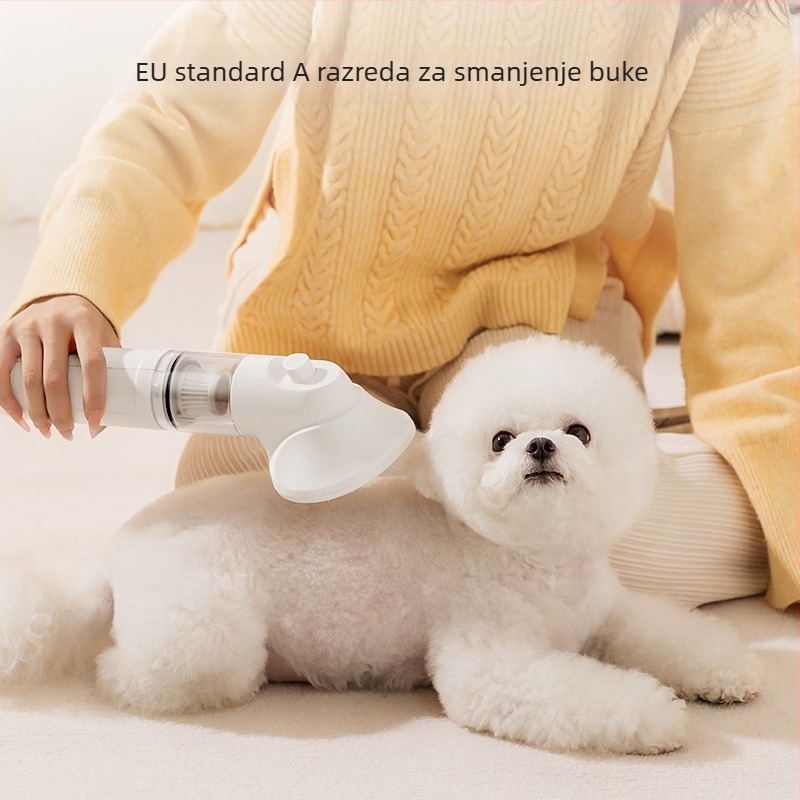 Sve-u-jednom uređaj za njegu kućnih ljubimaca s usisavanjem dlaka i češljem, za pse i mačke, funkcija kupanja i sušenja, brend Hippie dog