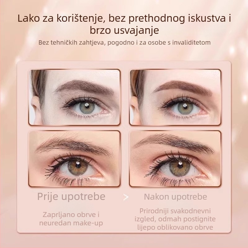 Friendly bežični električni trimer za obrve, s automatskim oblikovanjem, univerzalni trimer za obrve, ABS materijal