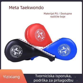 Yi Zixiang Taekwondo ciljana meta za stopalo sa zvukom, dvostruka listova konstrukcija, za djecu i odrasle, trening boksa i sanda, tijelo od pjene, 10 kom