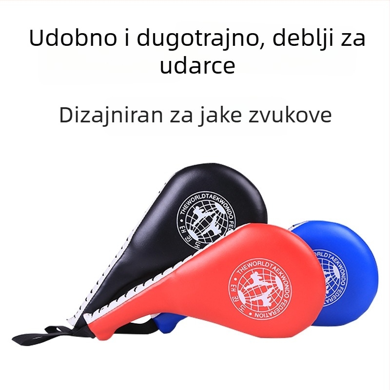 Yi Zixiang Taekwondo ciljana meta za stopalo sa zvukom, dvostruka listova konstrukcija, za djecu i odrasle, trening boksa i sanda, tijelo od pjene, 10 kom