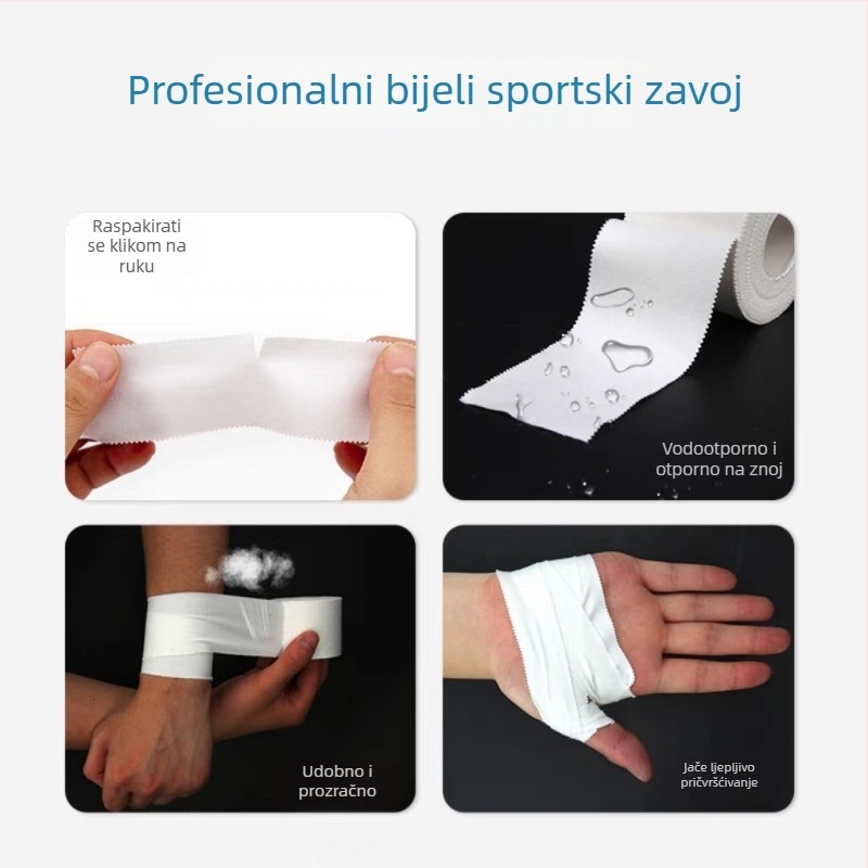 Kombinirana sportska zaštita – zglob, koljeno, gležanj i stopalo, pamuk-spandex materijal