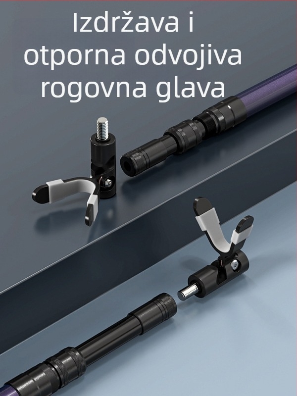 TAB Karbonski držač za štapove — višedirekcijska rotacija, ne-sklopiv