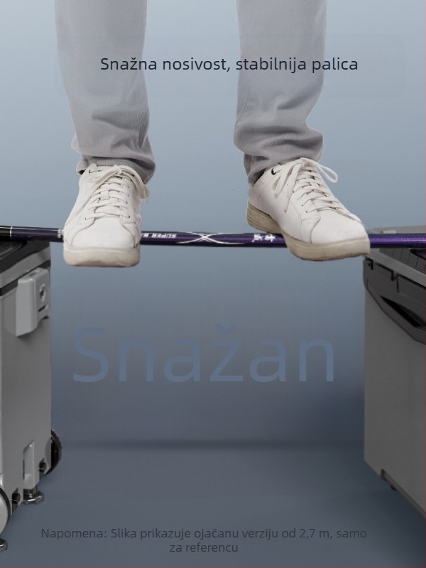 TAB Karbonski držač za štapove — višedirekcijska rotacija, ne-sklopiv