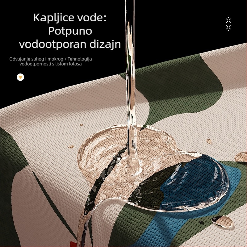 Debela vodootporna zavjesa za tuš, set za kupaonicu, otporna na plijesan i vlagu