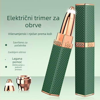 XIBODUN električni trimer za obrve, ABS kućište, USB napajanje, kućna uporaba
