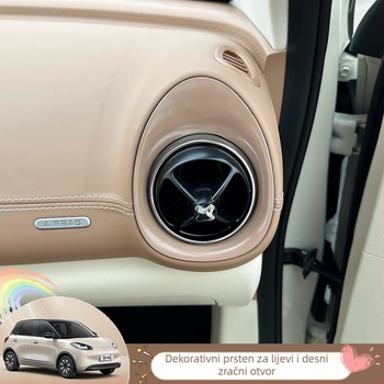 Dekorativni prsten ventilacijskog otvora za unutrašnjost Wuling Bingo — pribor za središnji ploču, materijal ABS, model 1252