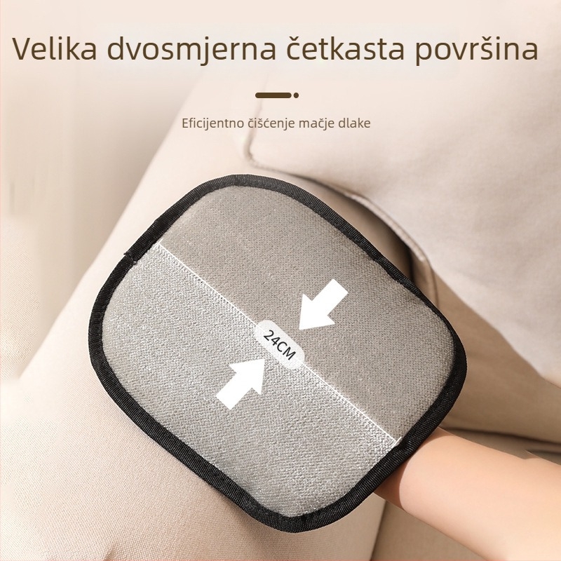 Rukavica za elektrostatističko uklanjanje dlaka za kućne ljubimce — dvostrano uklanjanje dlaka; Materijal: mreža; Brand: Yi ge; Uvoz: Ne; Poklon: Ne