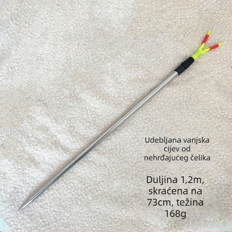 Držač za štapove za morski ribolov – jednostavan držač s jednim klinom, s teleskopskom šipkom • Marka Unique • Materijal Drugo