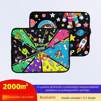 Minghai unutarnja torbica za laptop – Diving Material, vodootporna, prozračna, otporna na habanje, zatvaranje na zatvarač