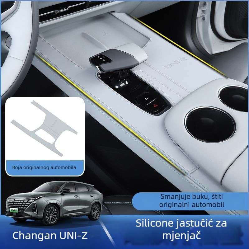 Changan UNIZ zaštitna ploča za panel mjenjača za središnju konzolu – PVC, model Changan uni-z, marka Wisdom