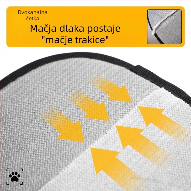 Električno statična rukavica za uklanjanje dlaka pasa i mačaka – njega dlake, četkanje