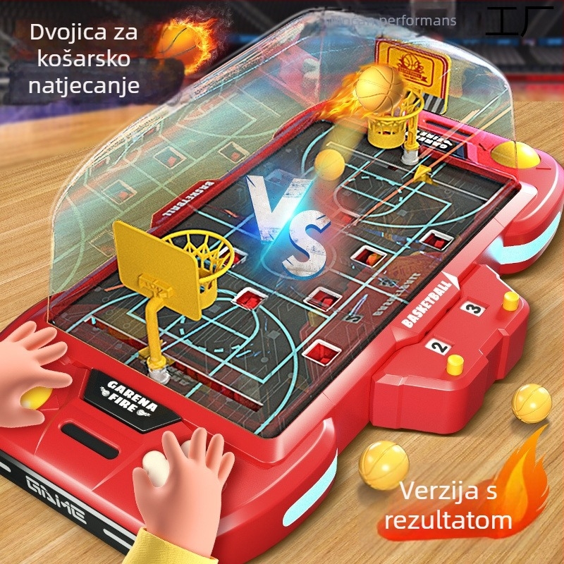 Stolna košarkaška igra za dvije osobe – interaktivna edukativna društvena igra za roditelje i djecu, poklon za rođendan (Materijal: Drugo; Marka: Drugo; Podrijetlo: Kontinentalna Kina; Primjenjiva dob: Stariji od 61 godina)