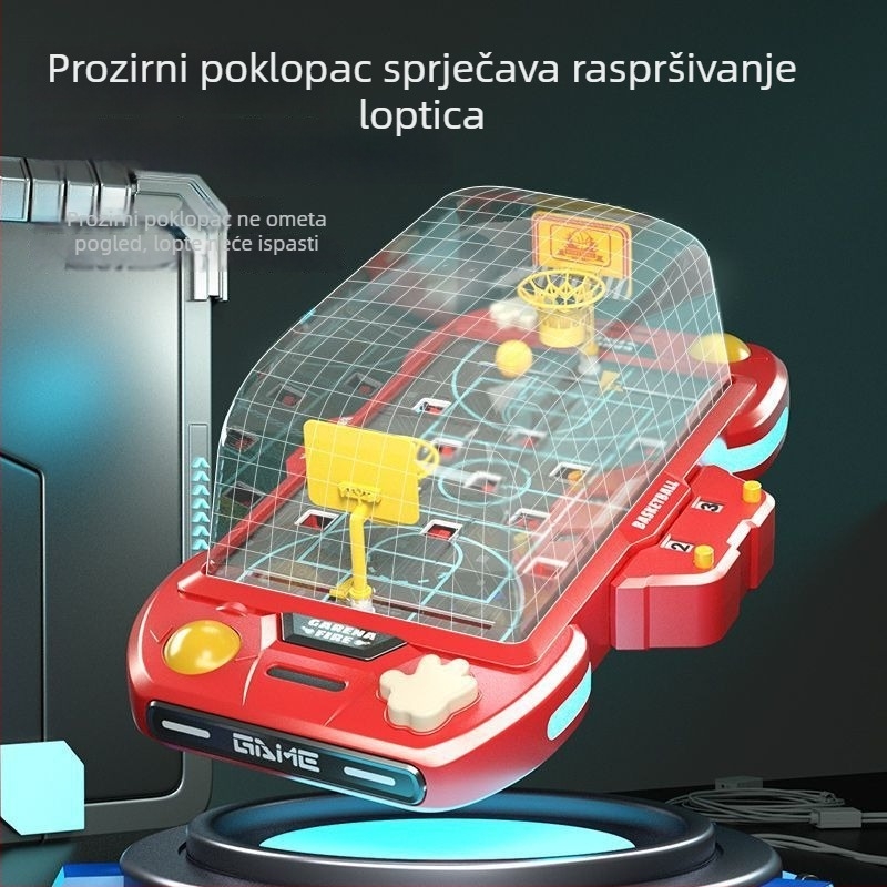 Stolna košarkaška igra za dvije osobe – interaktivna edukativna društvena igra za roditelje i djecu, poklon za rođendan (Materijal: Drugo; Marka: Drugo; Podrijetlo: Kontinentalna Kina; Primjenjiva dob: Stariji od 61 godina)
