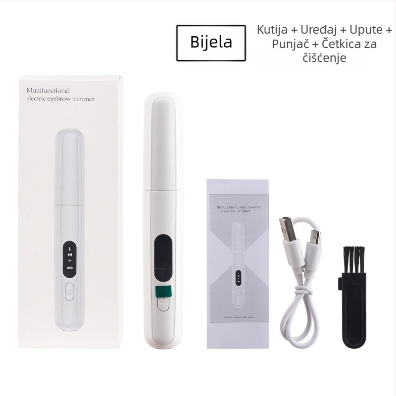 Trimer za obrve USB, ABS kućište, električni, za kućnu upotrebu, univerzalni