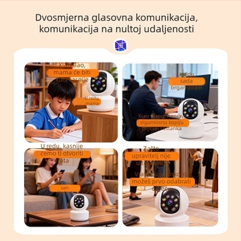 Unutarnja 4G kamera za nadzor s noćnim vidom 0.00001 lux, senzor 1/2.9, funkcija alarma, napajanje 48V
