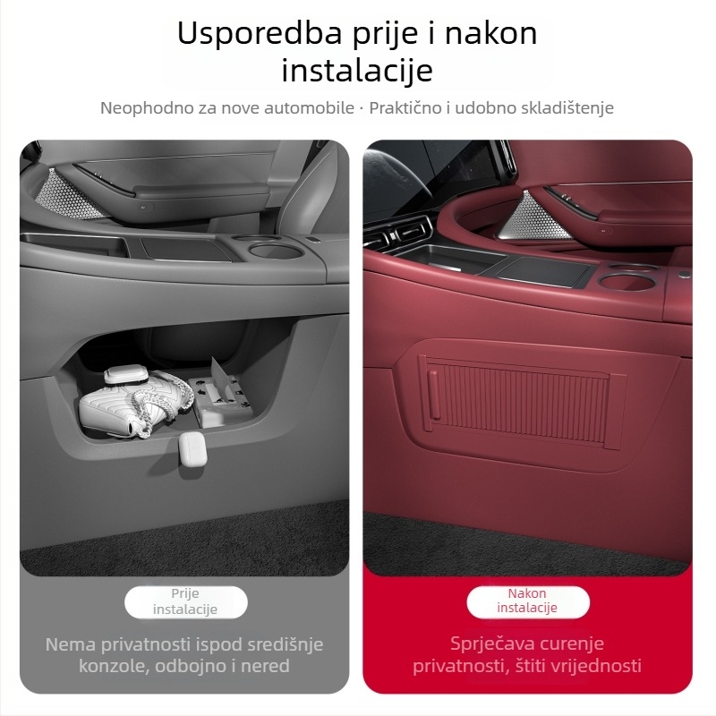 Rolna roleta za središnje upravljanje M7M8 — pregrada privatnosti, ABS, Snap-on ugradnja