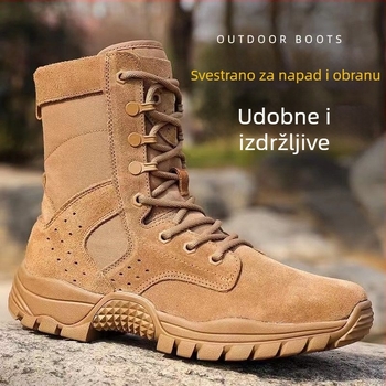 Vitezovske taktičke čizme s visokim golenom, vodonepropusne, prozračne, lagane, protuklizne