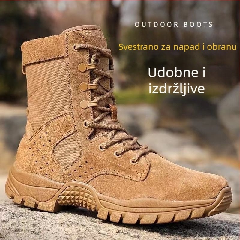 Vitezovske taktičke čizme s visokim golenom, vodonepropusne, prozračne, lagane, protuklizne