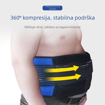 Zaštita talije i trbušni pojas za košarku i trčanje – poliester vlakna, profesionalna potpora struka